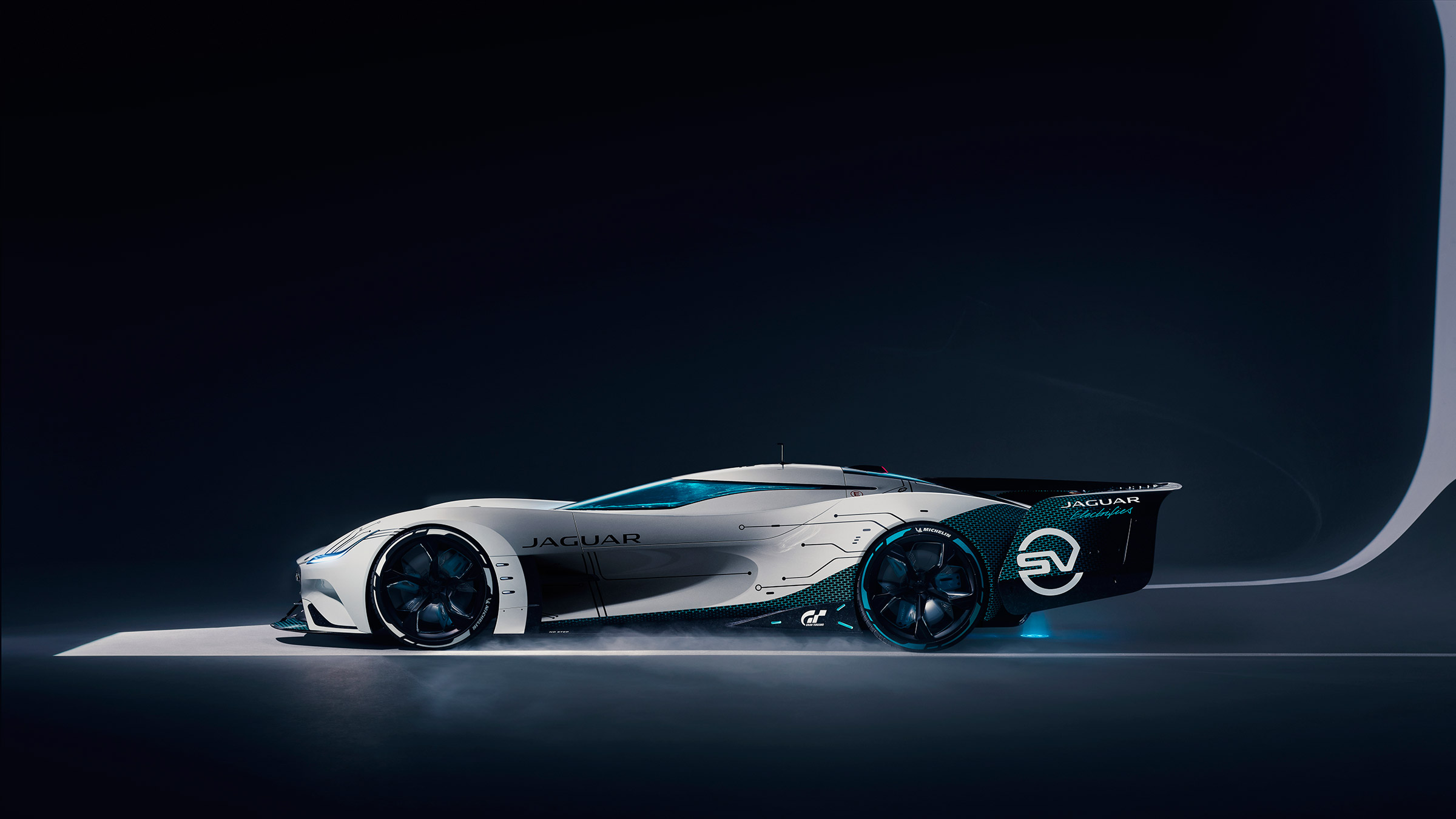 Jaguar Vision Gran Turismo SV Concept - side