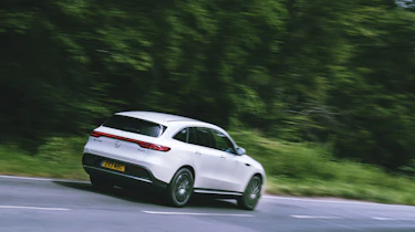 Mercedes EQC - rear cornering