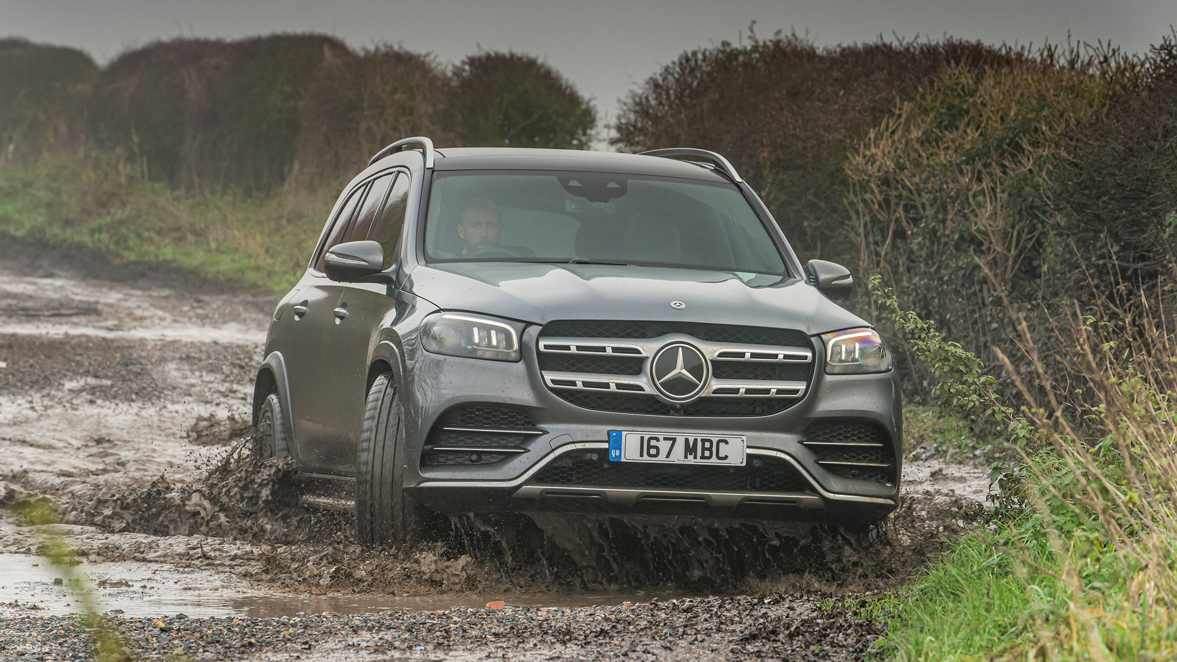 Mercedes GLS400d UK drive - offroad