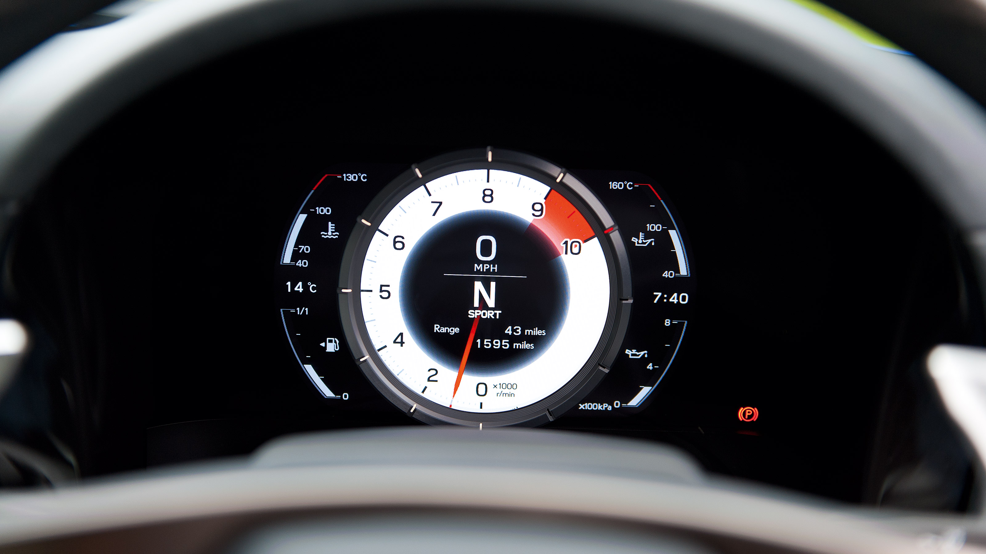 Lexus LFA dash