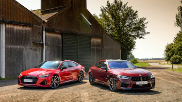 Audi RS7 vs M8 Comp GC - front static