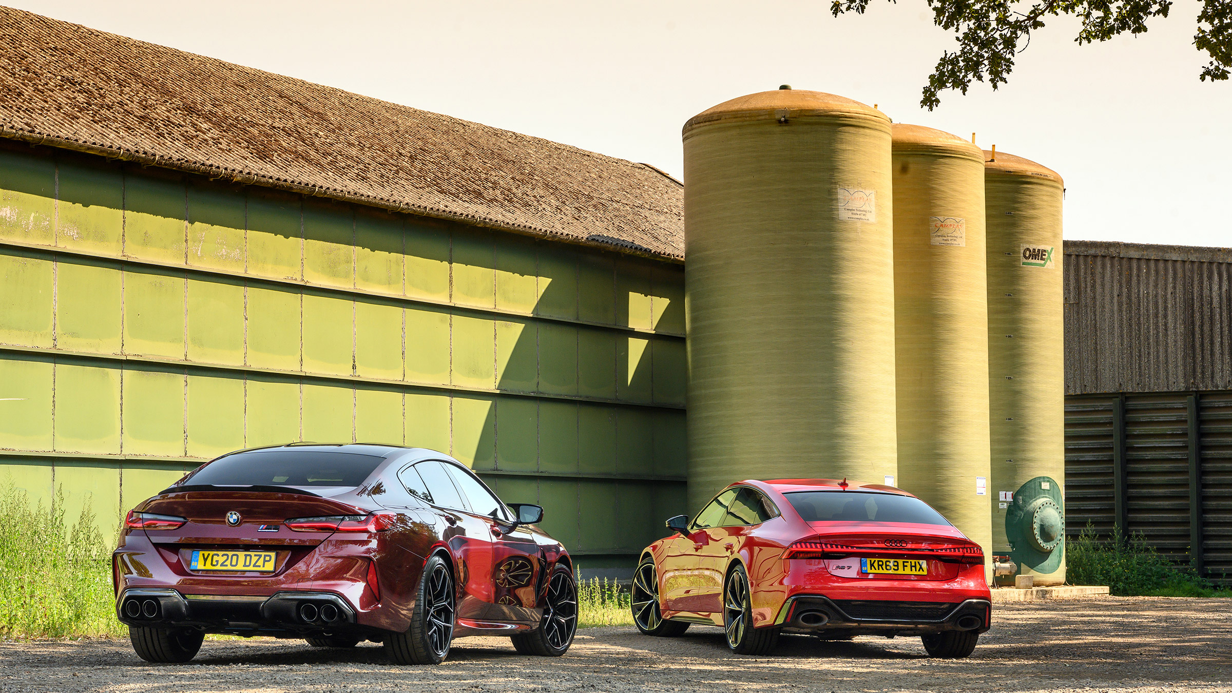 Audi RS7 vs M8 Comp GC - rear static
