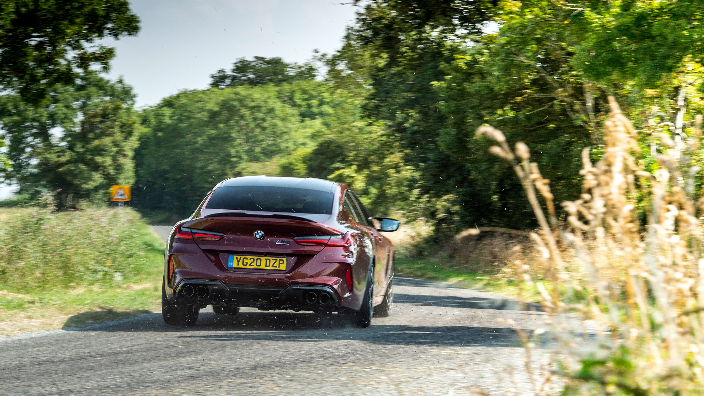 Audi RS7 vs M8 Comp GC - M8 rear aggressive