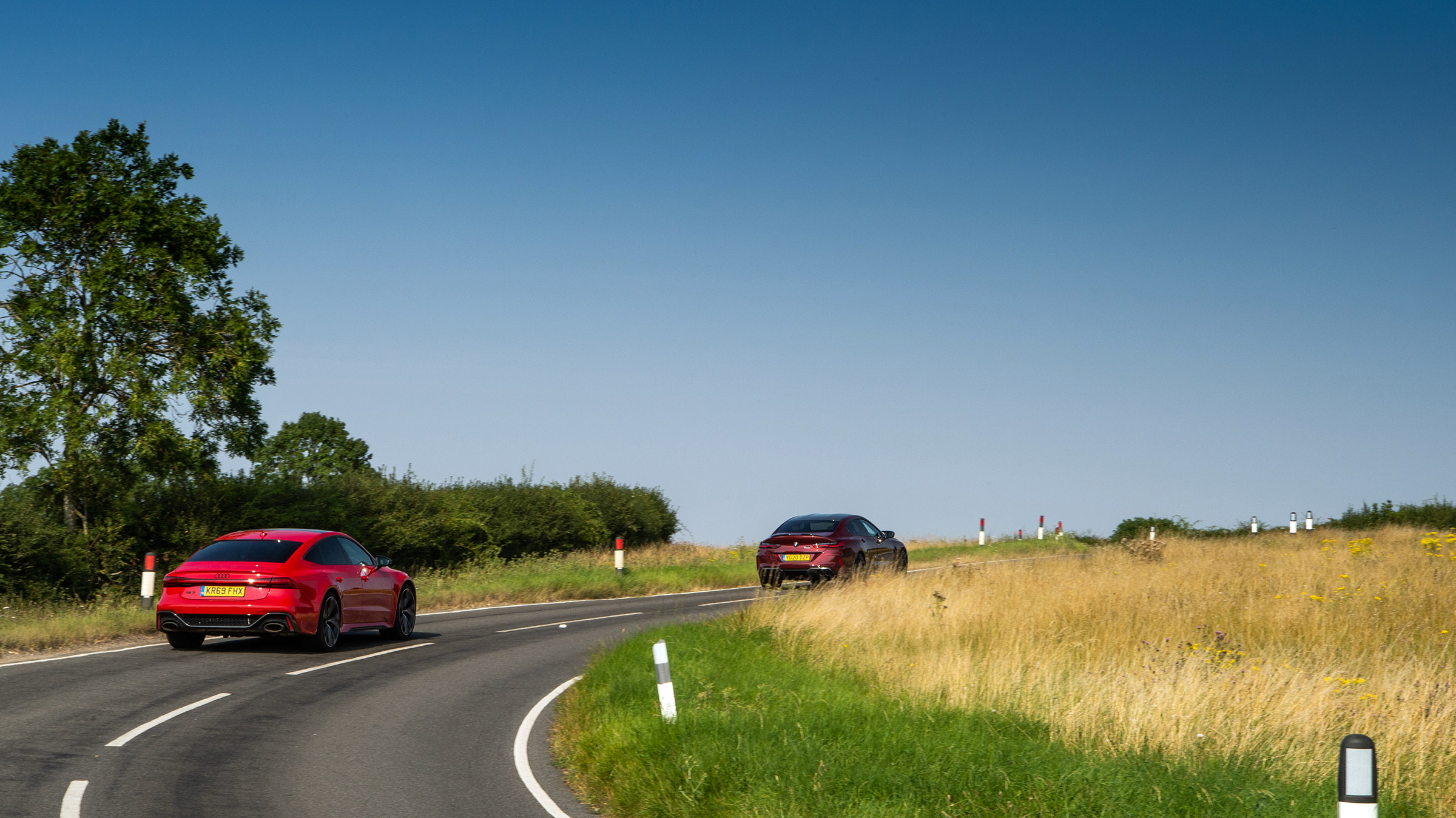 Audi RS7 vs M8 Comp GC - RS7 rear