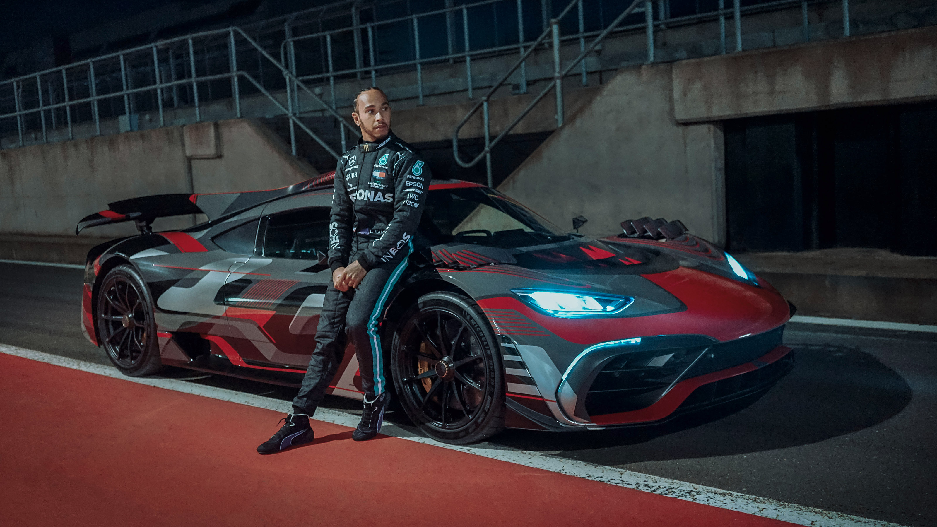 Mercedes-AMG Project One front Lewis Hamilton