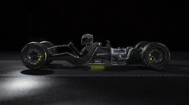 Peugeot Sport Hybrid4 500kW - powertrain silhouette