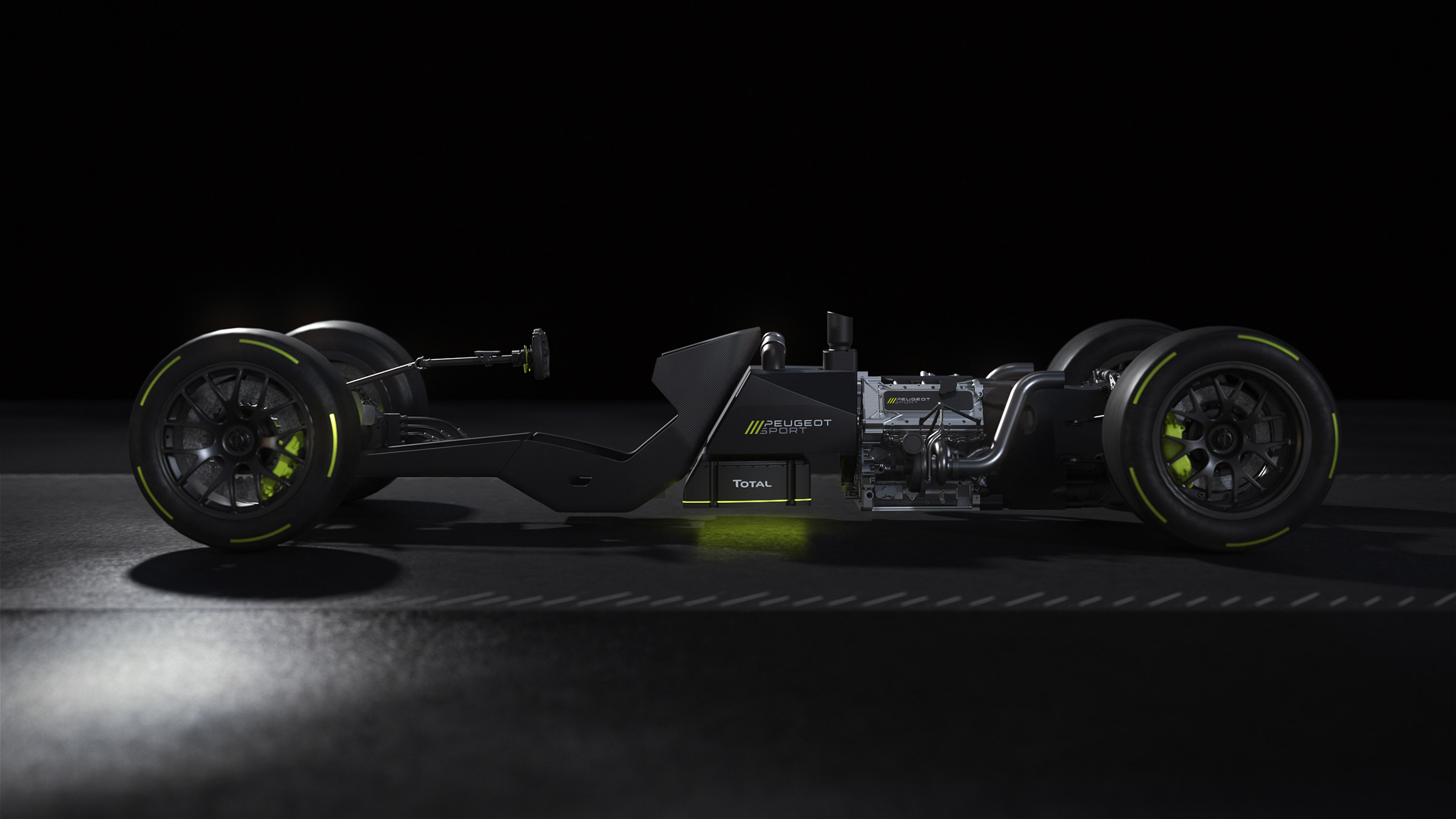 Peugeot Sport Hybrid4 500kW - side