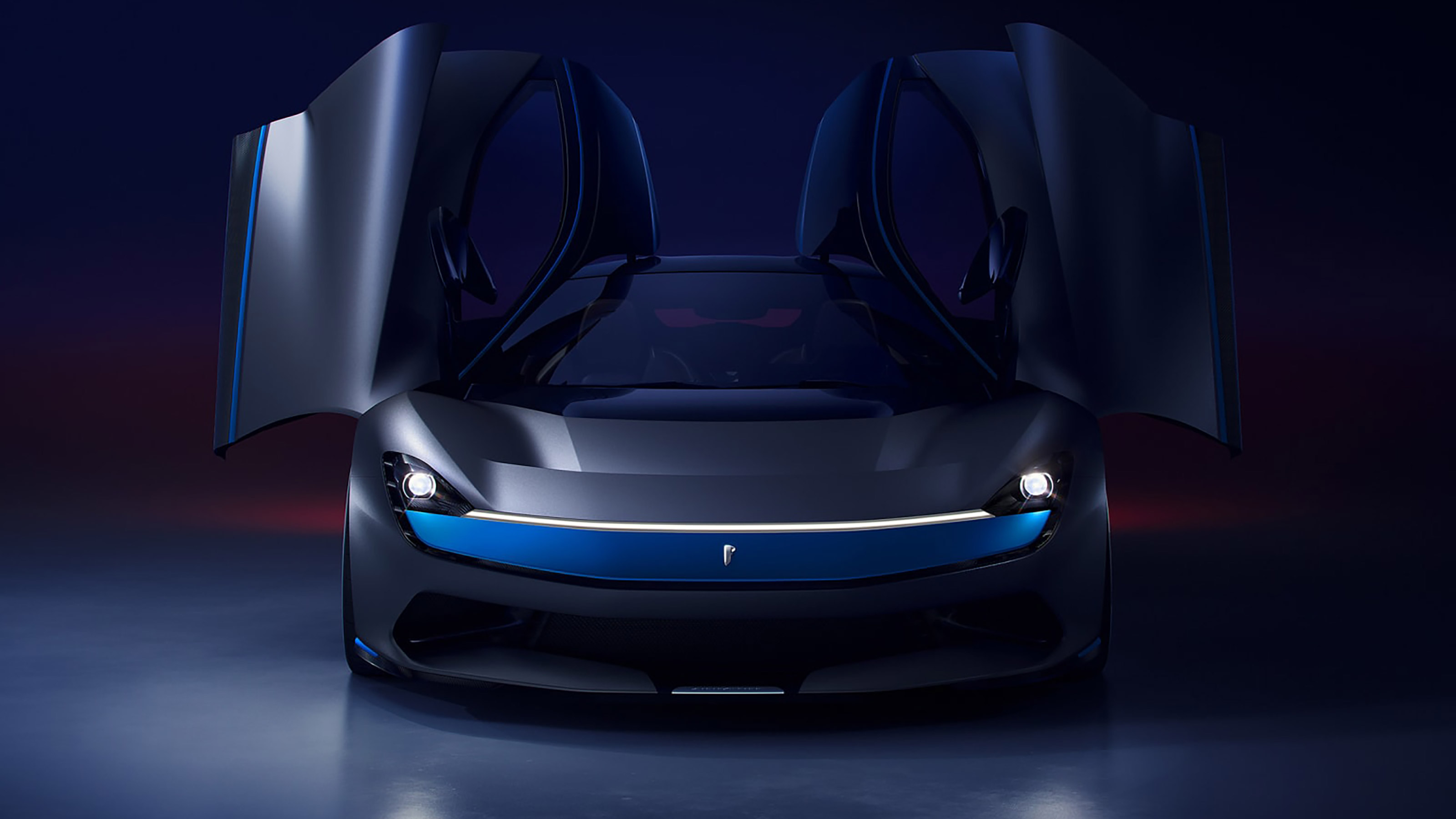 Pininfarina Battista front doors up