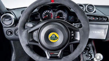 Lotus steering wheel
