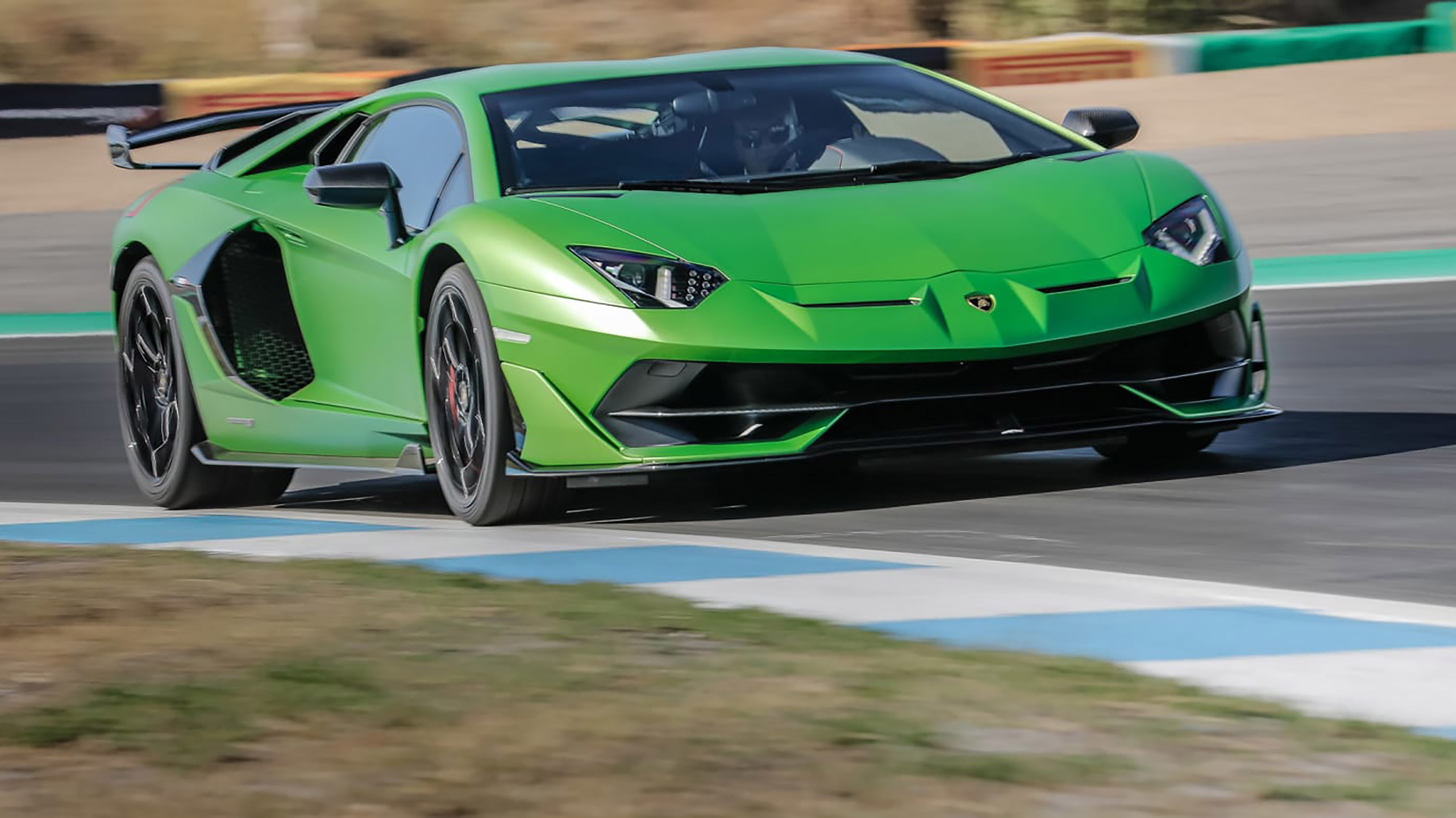 Fastest ever Nürburgring lap times Aventador SVJ green