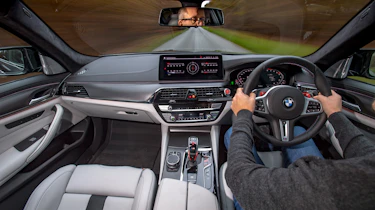 BMW M5 Competition - 2021 interior driving
