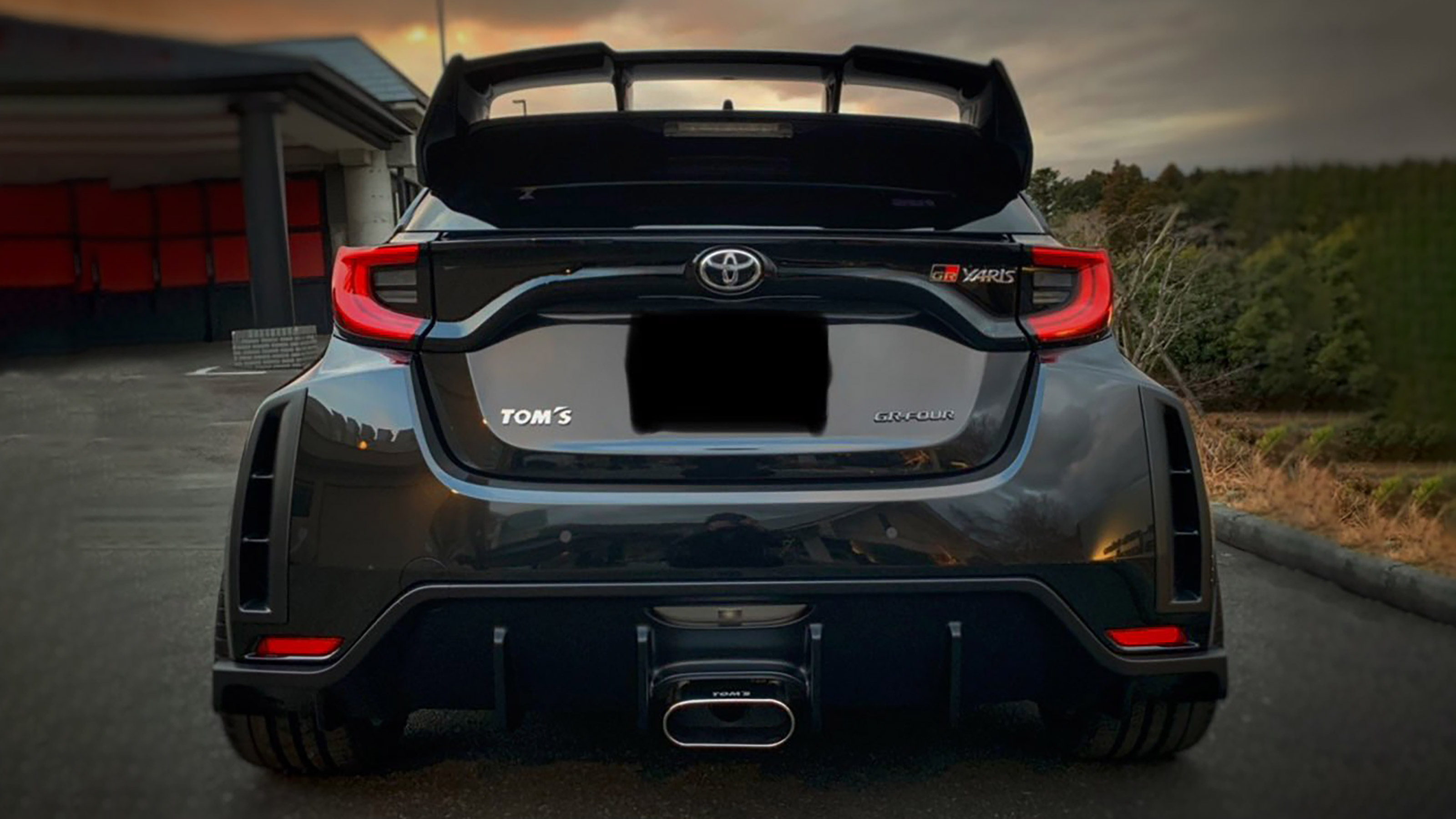 TOM’S Racing Toyota GR Yaris rear