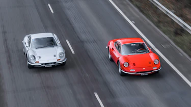 Ferrari Dinos go head-to-head