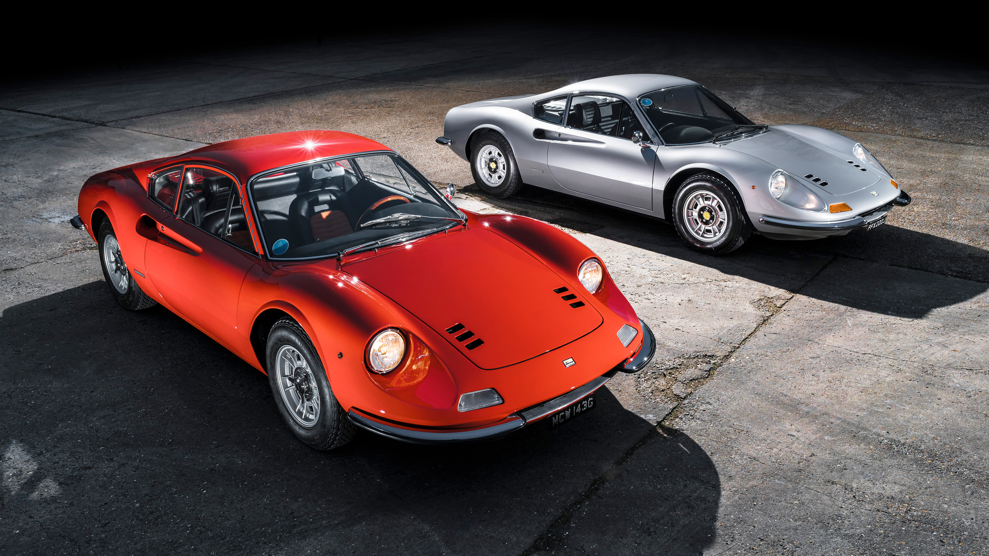 Ferrari Dinos go head-to-head