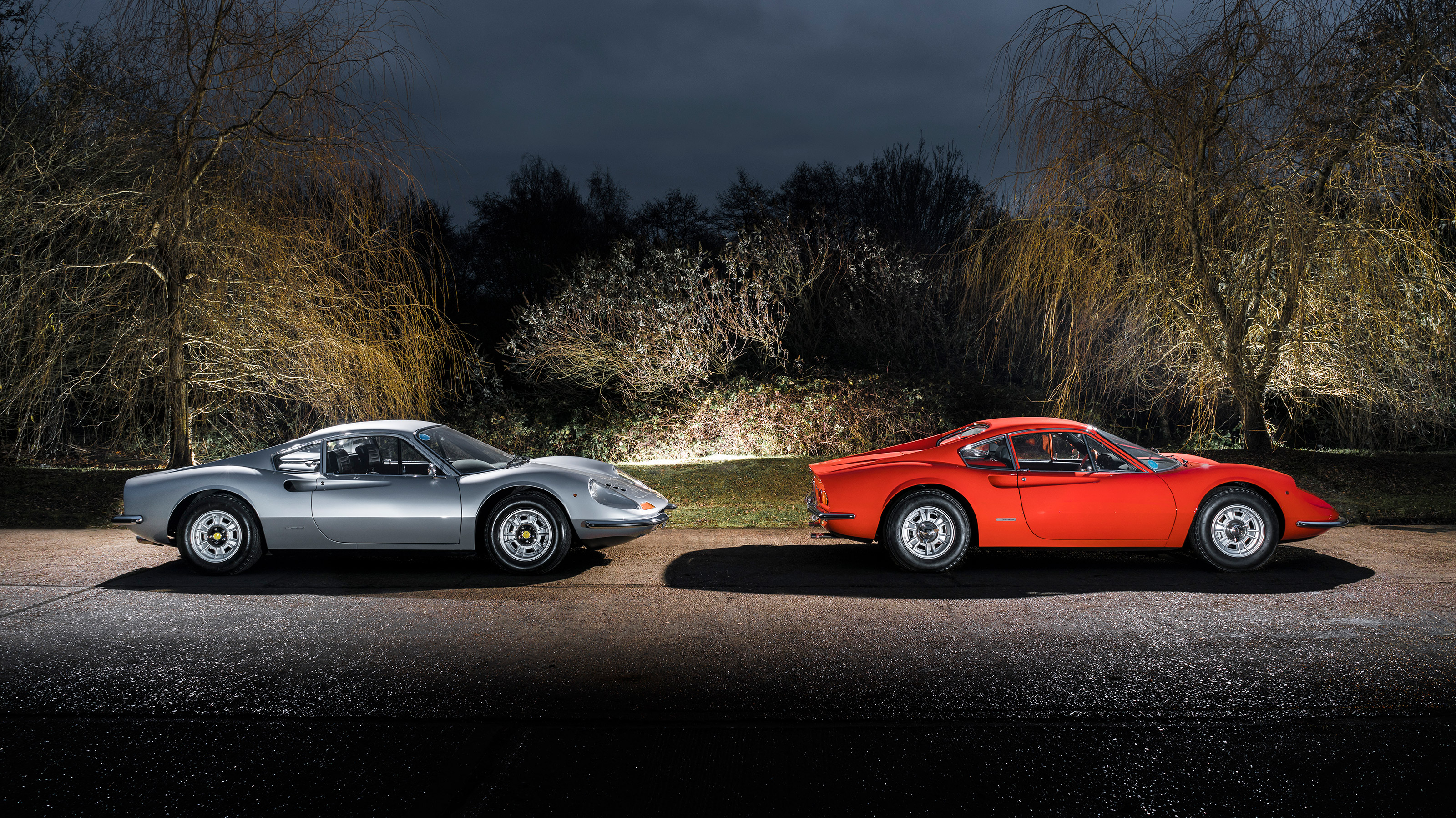 Ferrari Dinos go head-to-head