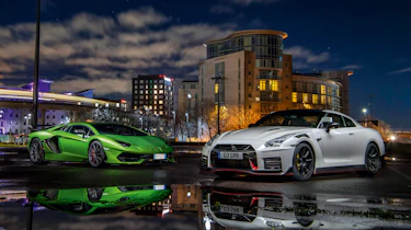 Lamborghini Aventador SVJ and Nissan GT-R Nismo