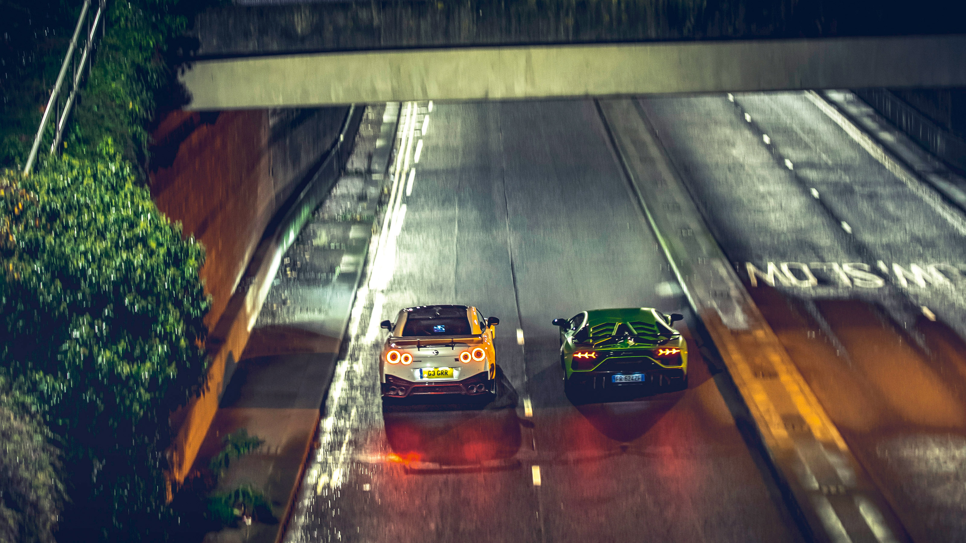 Lamborghini Aventador SVJ and Nissan GT-R Nismo
