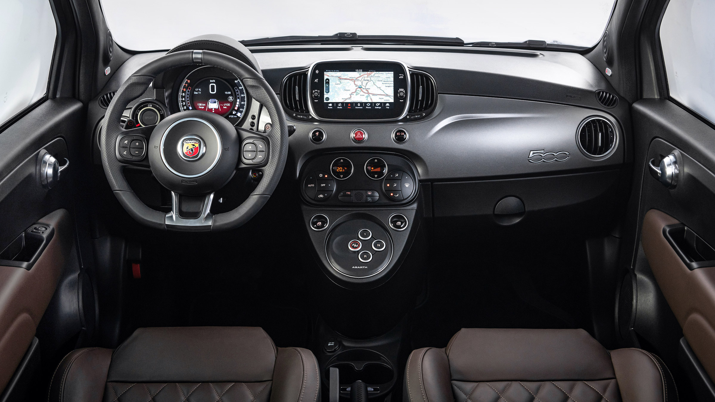 2021 Abarth 595 range - dash