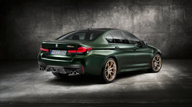 BMW M5 CS - studio rear quarter
