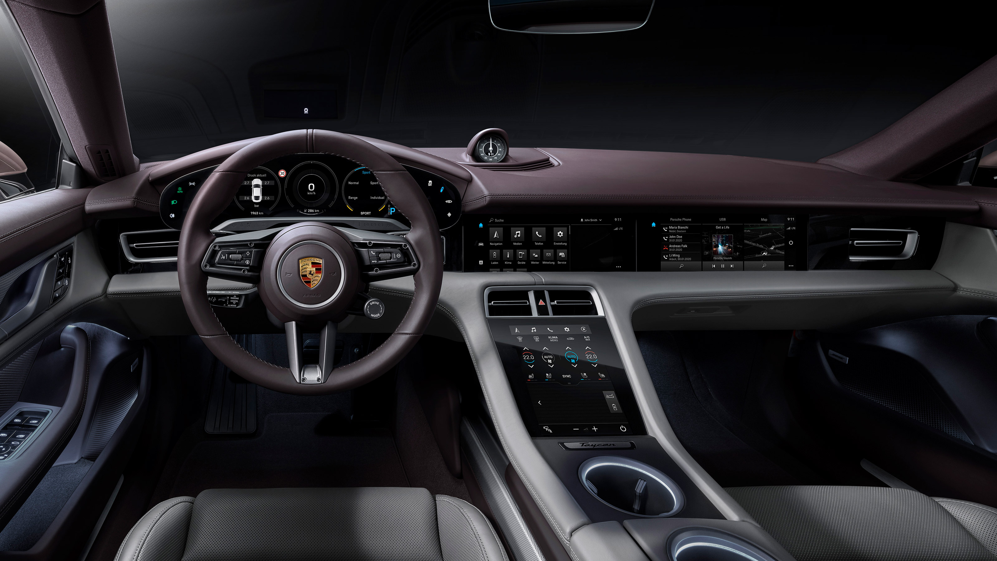 Porsche Taycan rear-wheel drive