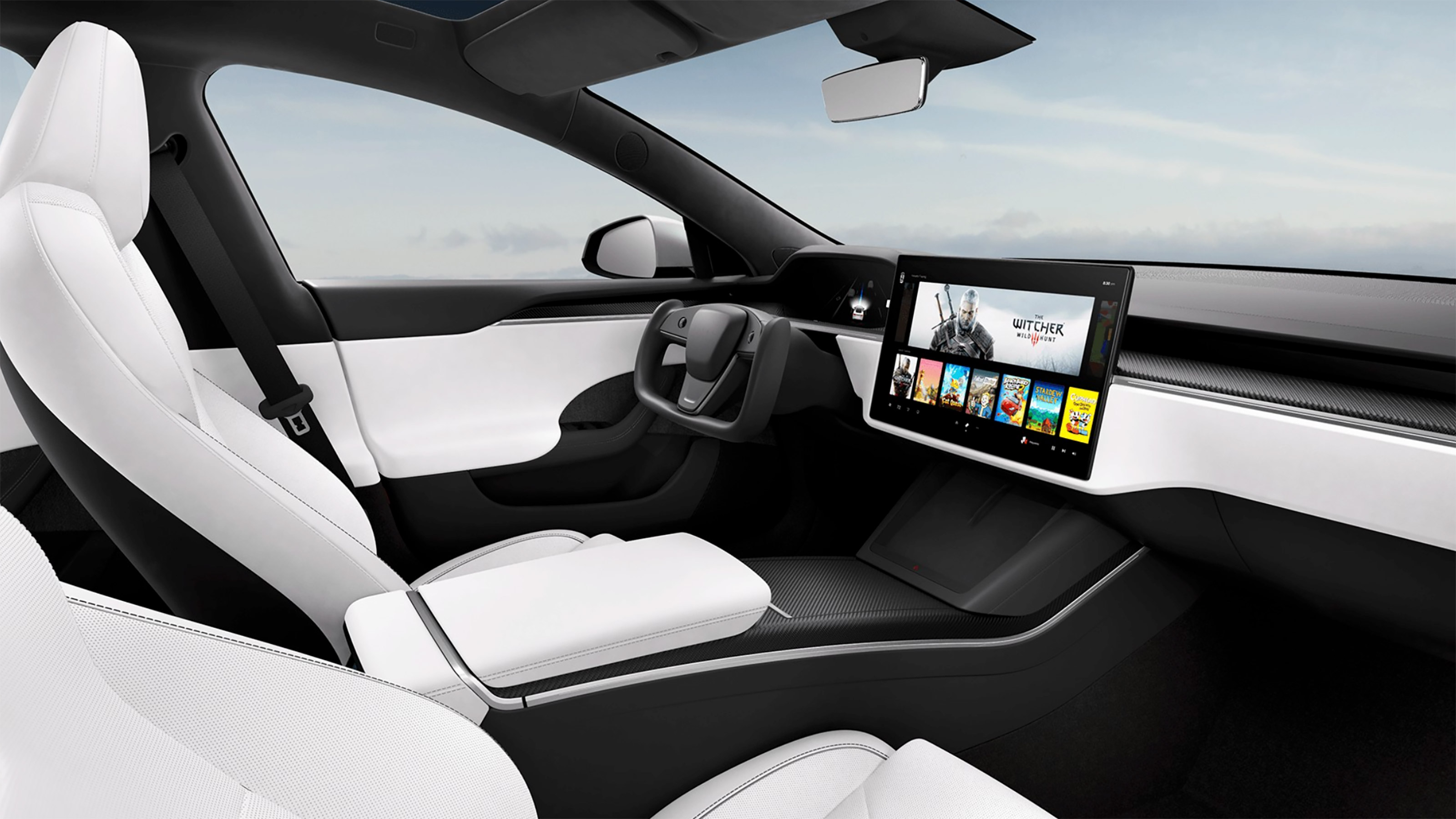 Tesla Model S Plaid interior