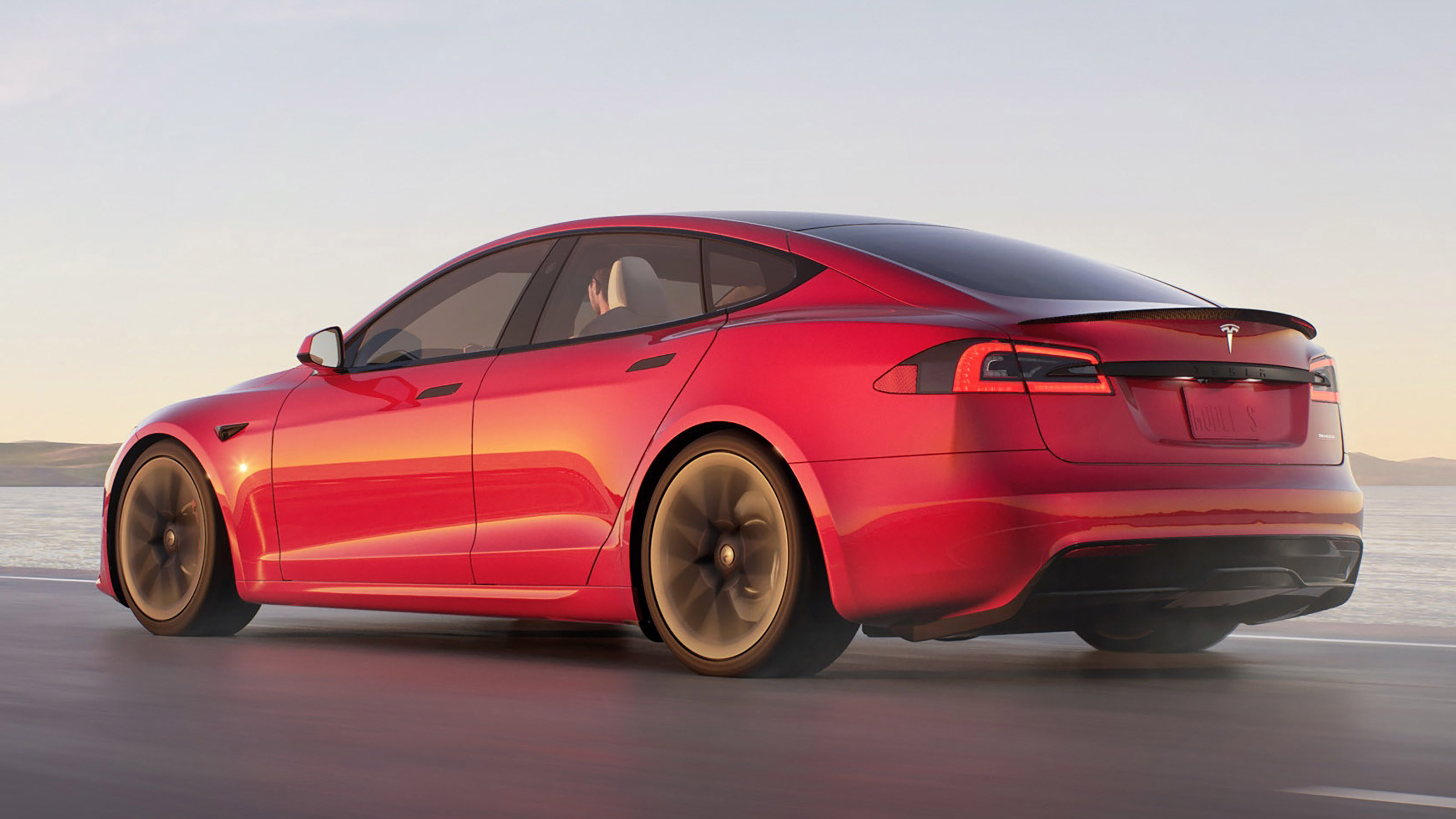 Tesla Model S Plaid rear