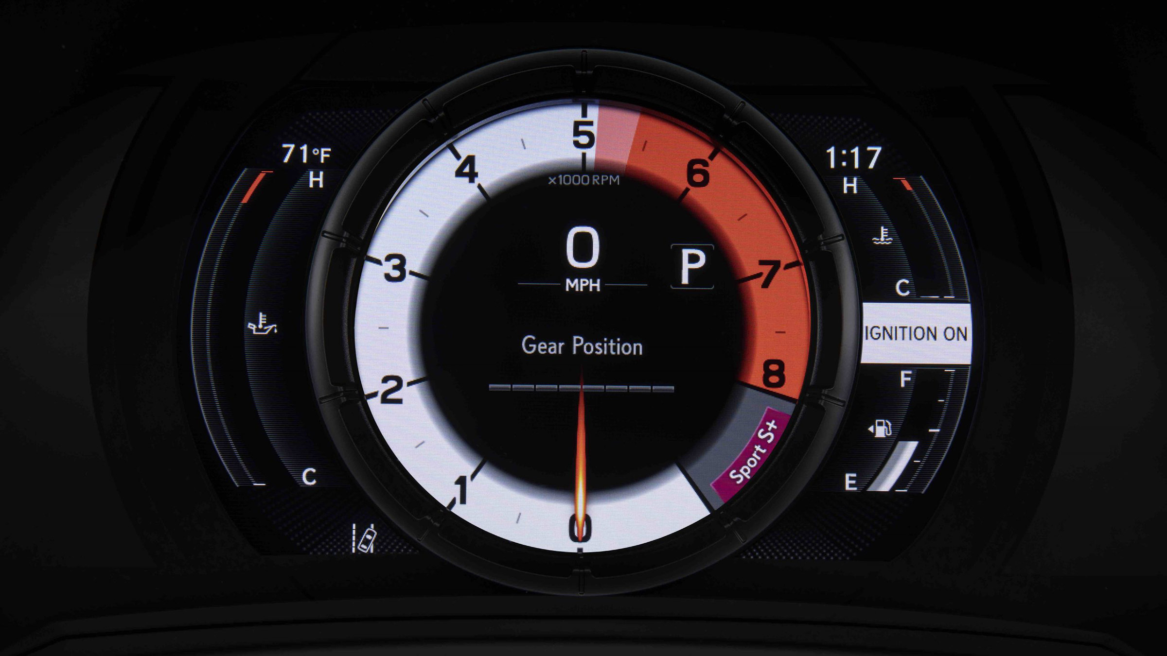Lexus IS500 F Sport - dials