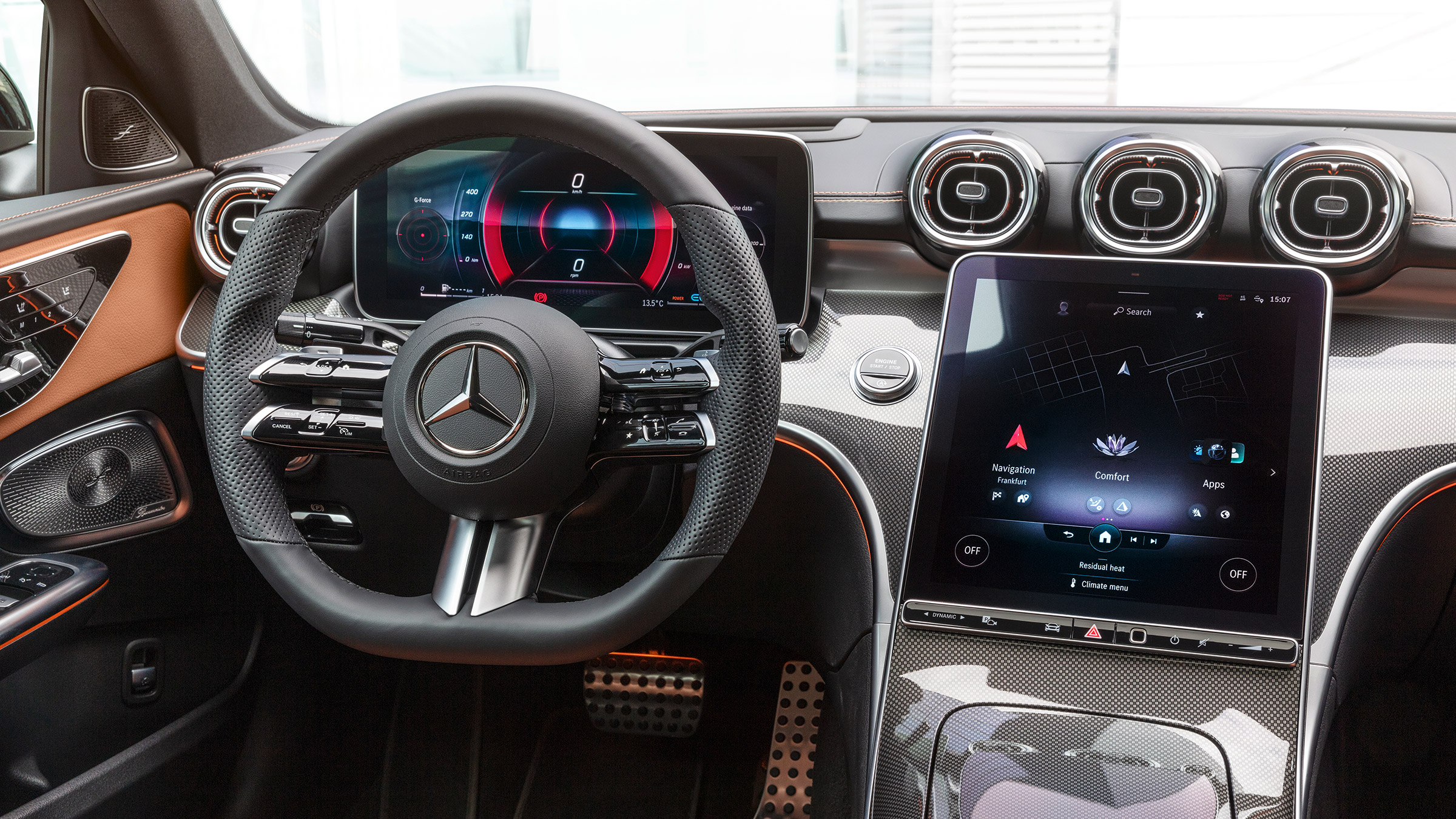 2021 Mercedes C-class revealed - interior
