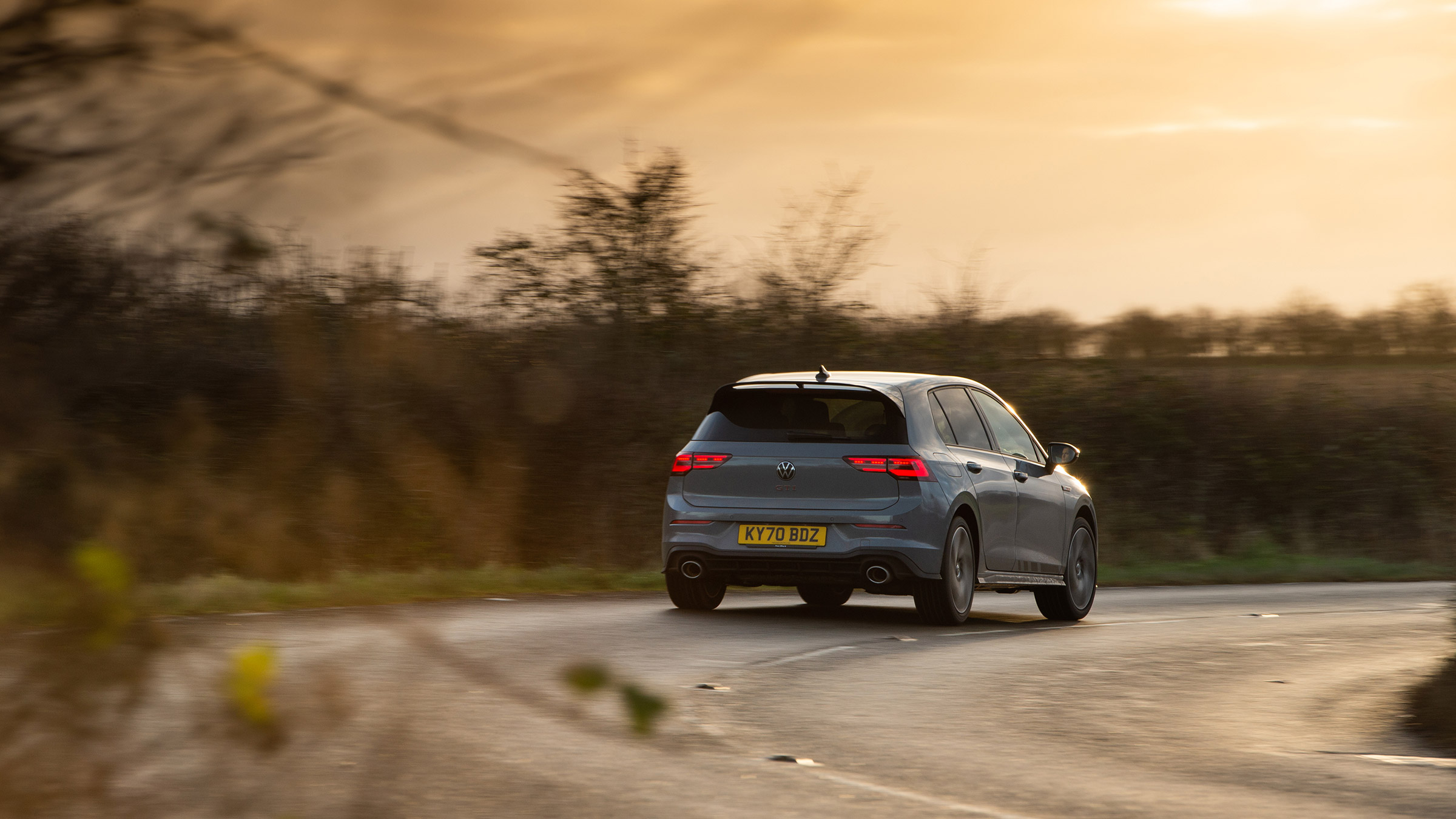 Volkswagen Golf GTI Clubsport - rear sunset