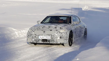 2022 BMW M2 spied nose