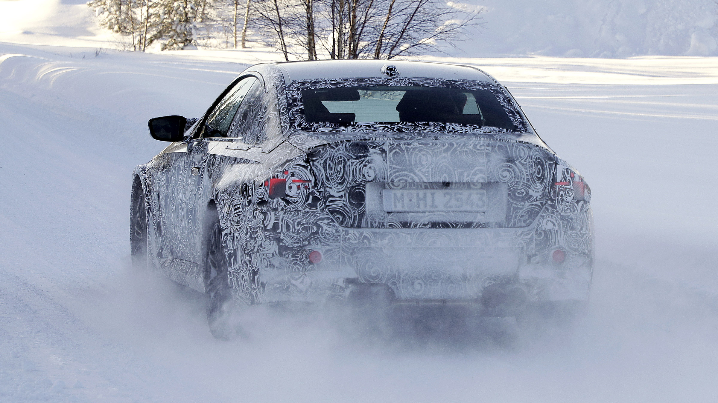 2022 BMW M2 spied rear
