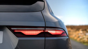 Jaguar F Pace 2021 review - P400 rear light