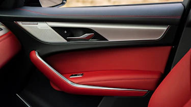 Jaguar F Pace 2021 review - P400 door