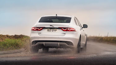 Jaguar XF my21 rear cornering