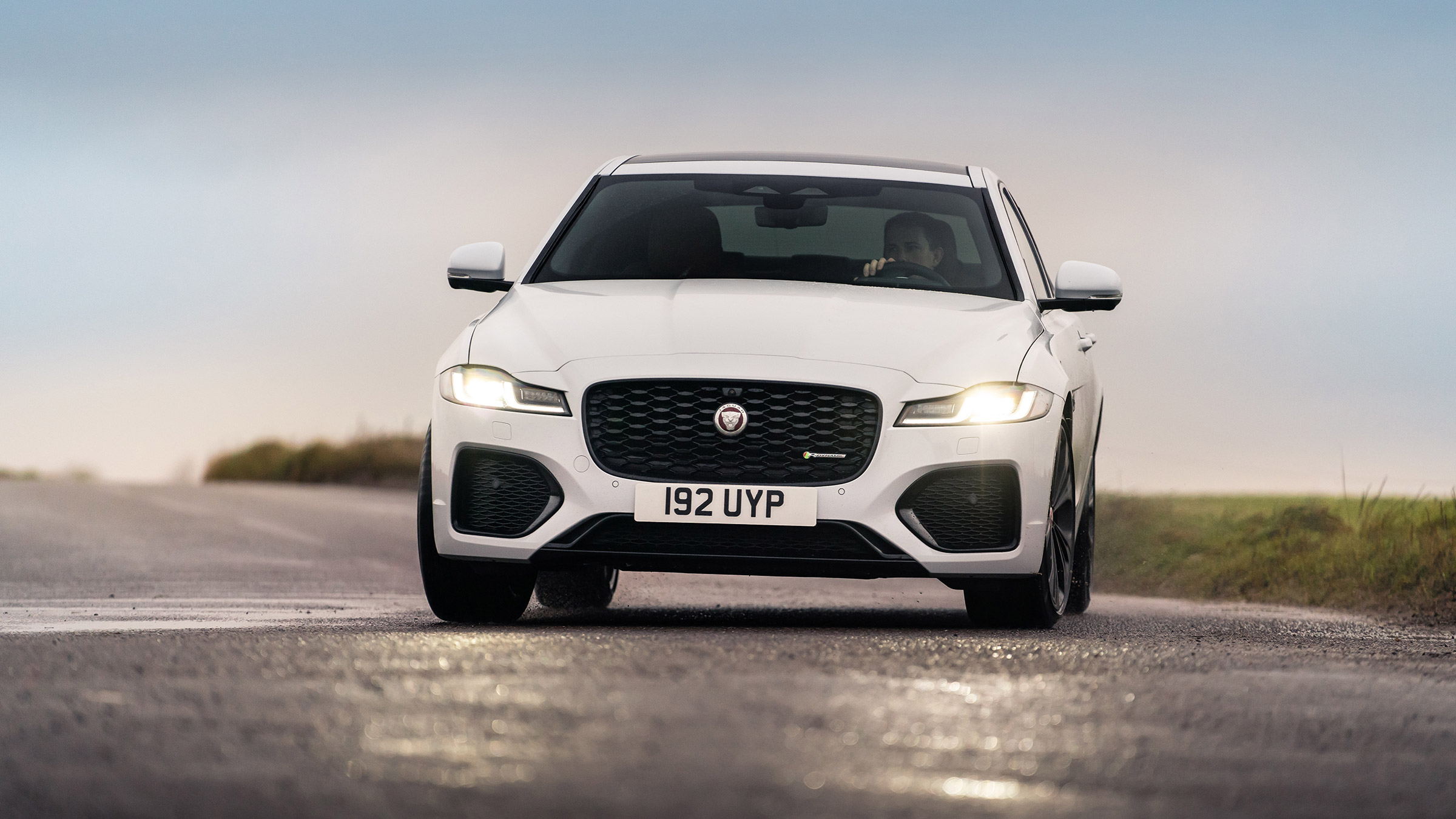 Jaguar XF my21 cornering