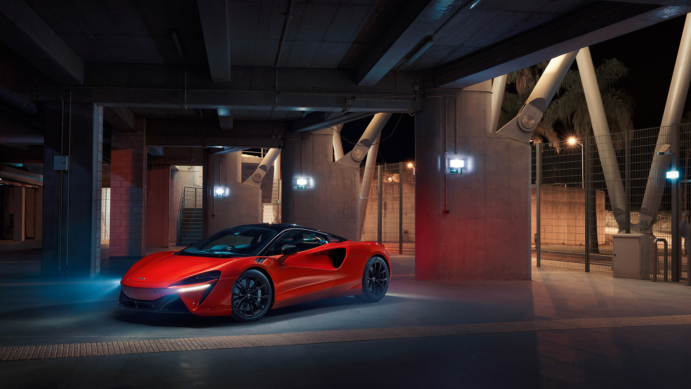 McLaren Artura revealed - orange garage