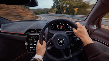 McLaren Artura revealed - orange driving