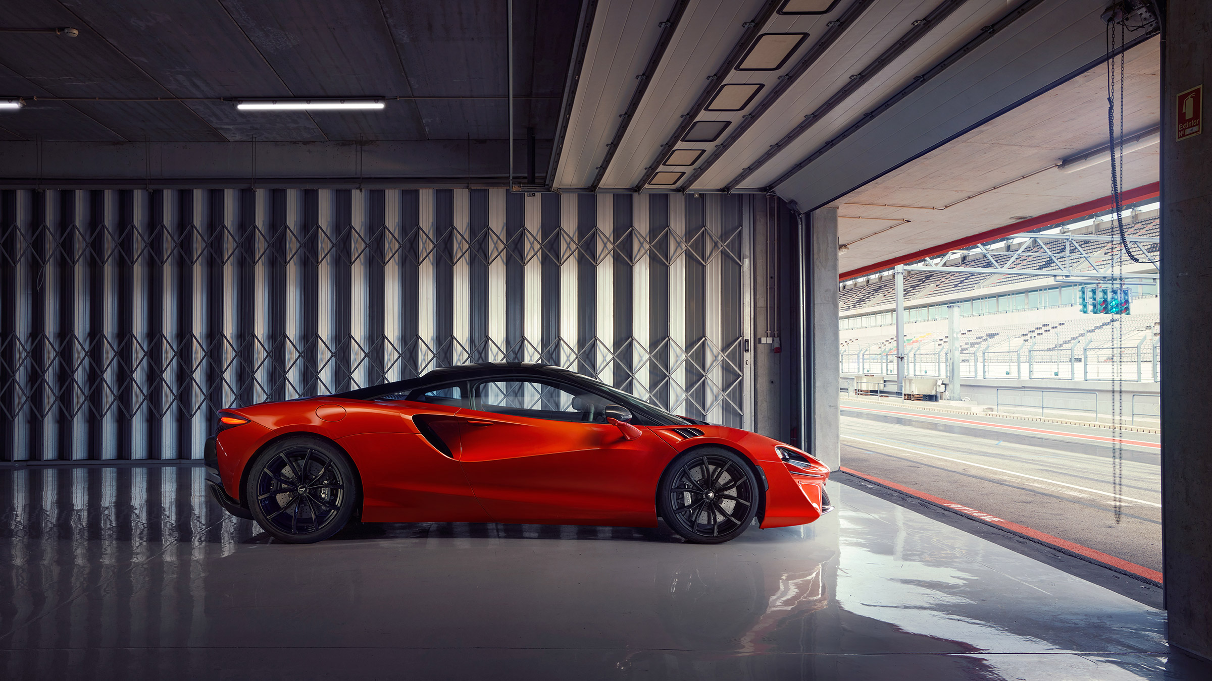 McLaren Artura revealed - orange static side
