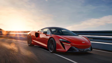 McLaren Artura revealed - orange front tracking