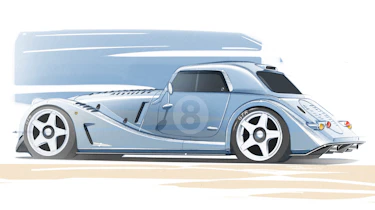 Morgan Plus 8 GTR rear
