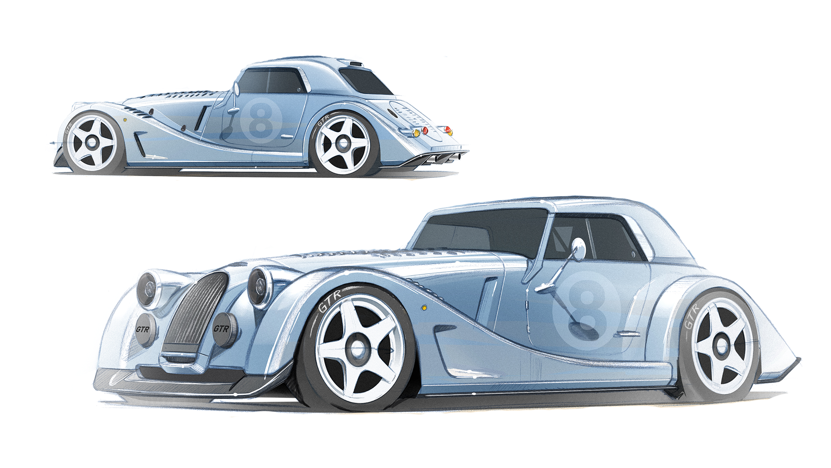Morgan Plus 8 GTR main