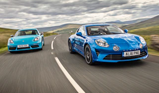 Porsche 718 Cayman T and Alpine A110