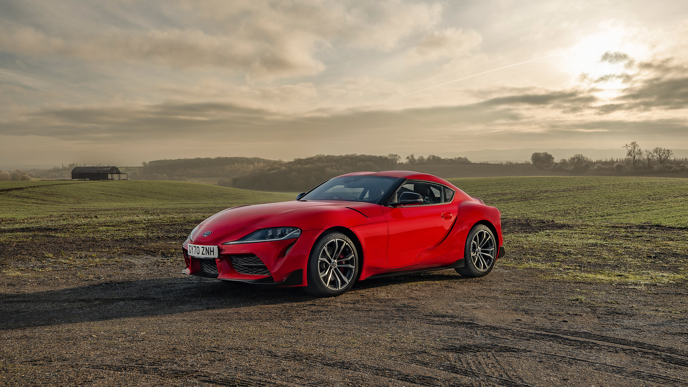 Toyota Supra 2.0 review - static front quarter