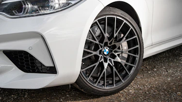 BMW M2 Competition vs Toyota GR Supra - BMW wheel