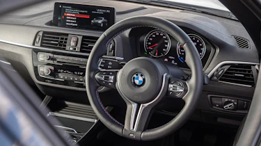BMW M2 Competition vs Toyota GR Supra - cabin BMW