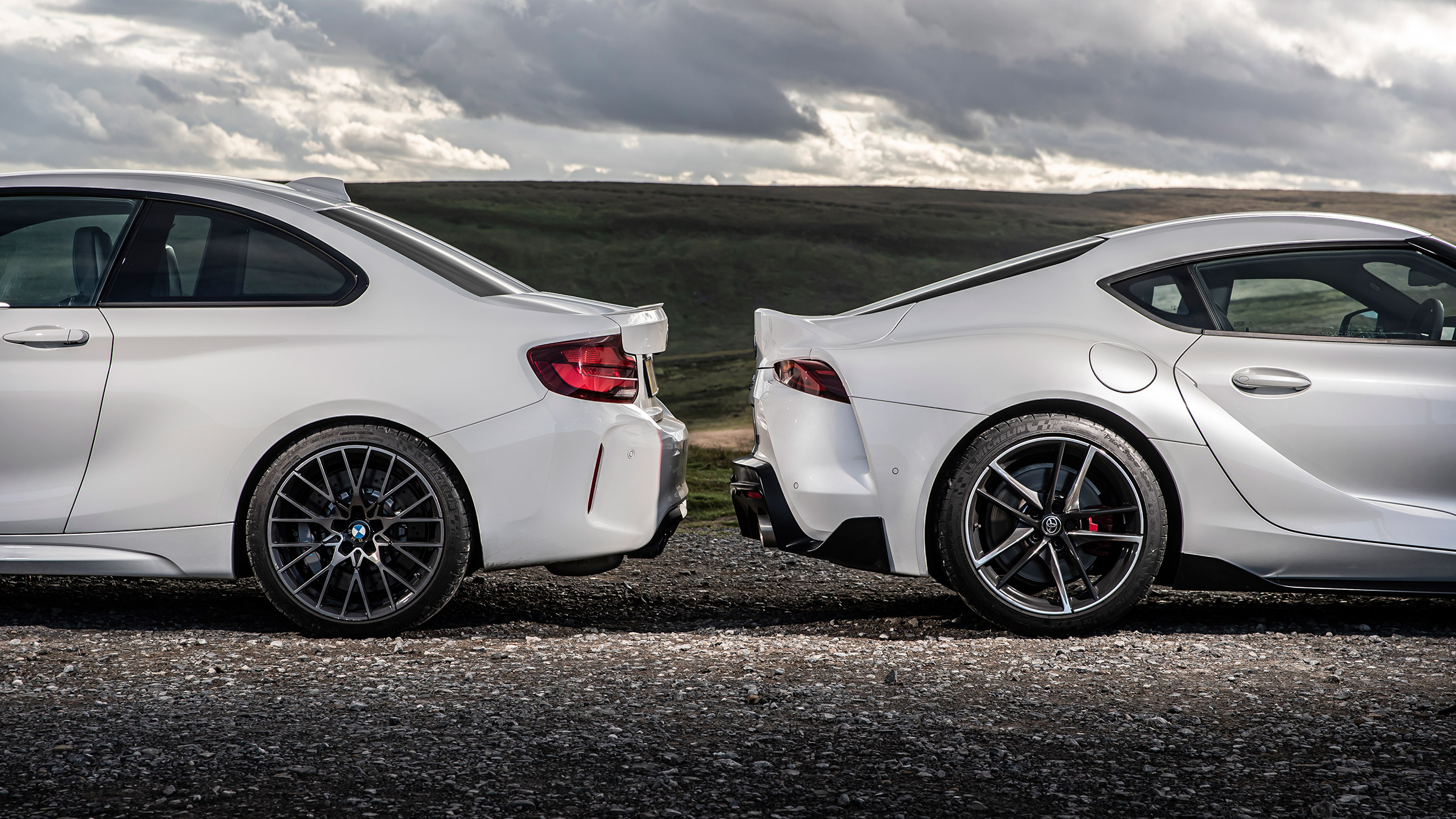 BMW M2 Competition vs Toyota GR Supra - static