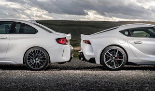 BMW M2 Competition vs Toyota GR Supra - static