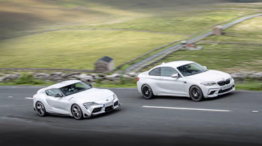 BMW M2 Competition vs Toyota GR Supra - pan