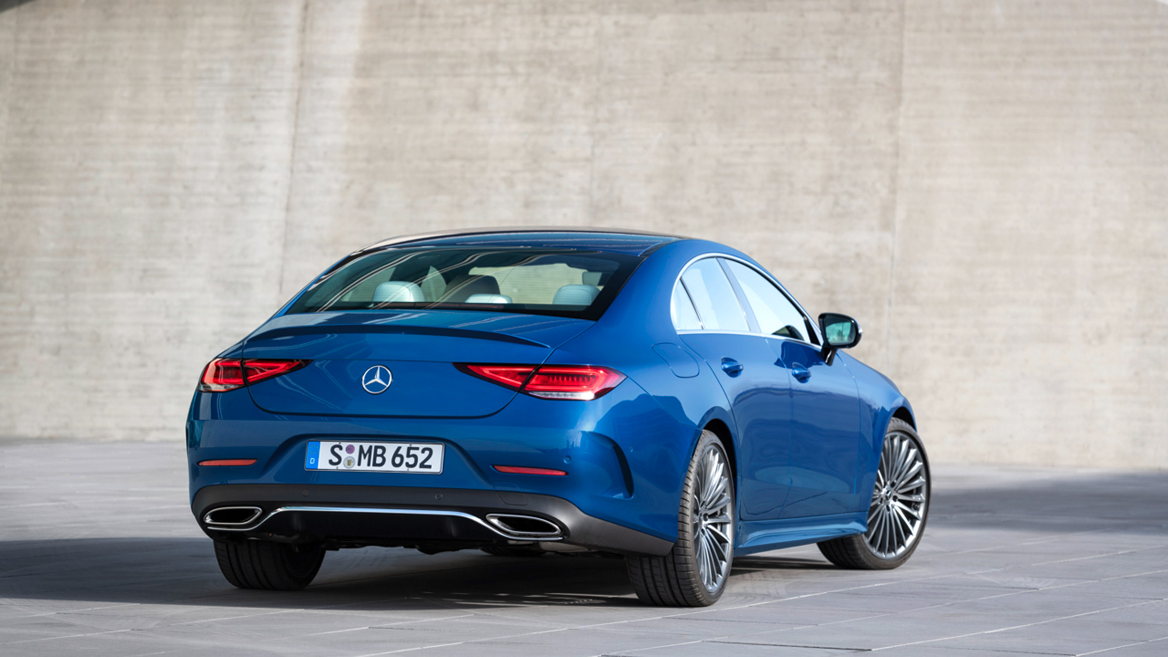 2021 Mercedes CLS300d – rear static