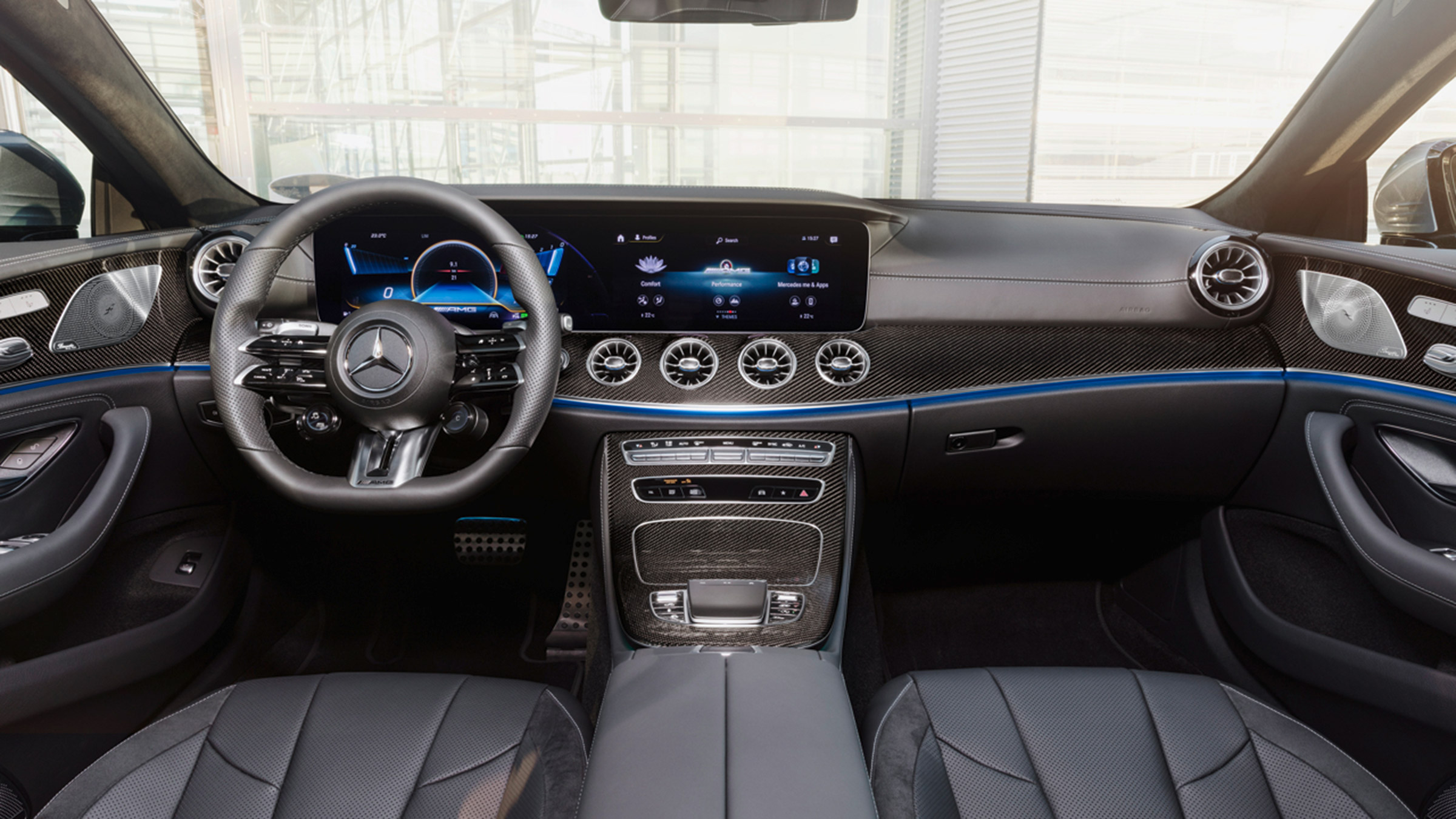 2021 Mercedes CLS53 – dash